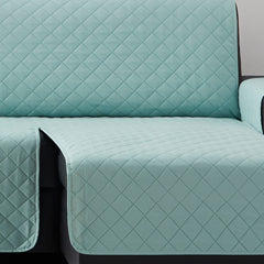 Capa de Sofá Chaise Longue Acolchoada (Cor Pastel)