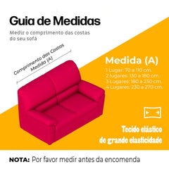 Capa de Sofá Elástica Teide