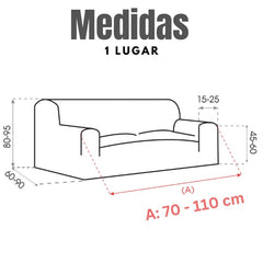 Capa de Sofá Elástica Teide