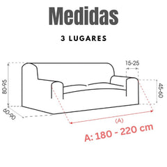 Capa de Sofá Elástica Teide