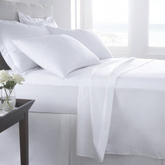 Jogo Lençóis de Cama Branco 100% Algodão