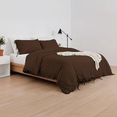 Capa de Edredão Soft Wash com Laços Decorativos