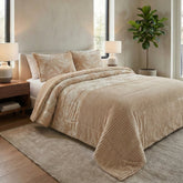 Edredon Premium Jacquard & Sherpa - Tropical