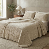 Edredon Premium Jacquard & Sherpa - Folhagem