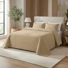 Colcha Premium em Microfibra Lavada + 2 Almofadas Cheias