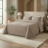 Colcha Premium em Microfibra Lavada + 2 Almofadas Cheias