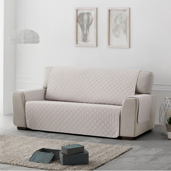 Capa de Sofá Acolchoada (Cor Pastel) - 6