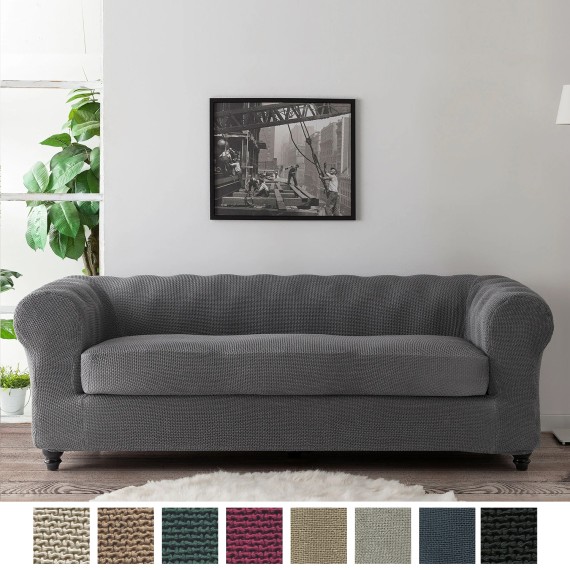 Capa para Sofá Chester Bi-Elástica Milan - 1 Capa para Sofá Chester Bi-Elástica Milan - 1