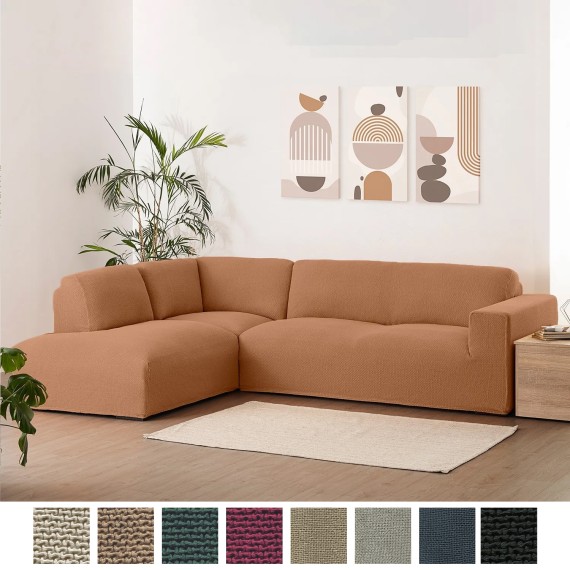 Capa de Canto Chaise Longue Bi-Elástica Milan - 1 Capa de Canto Chaise Longue Bi-Elástica Milan - 1
