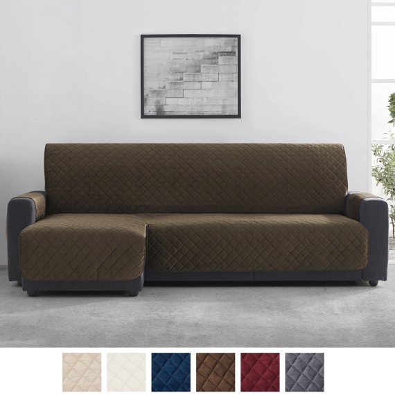 Capa de Chaise Longue de Veludo - 1