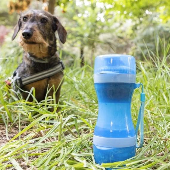 Garrafa com Depósito de Água e Comida para Animais - 2