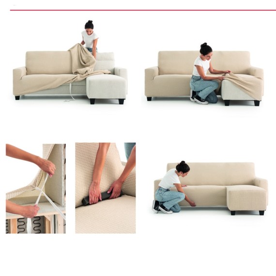 Capa para Chaise Longue Multi-Elástica - Mini (180-210 cm)