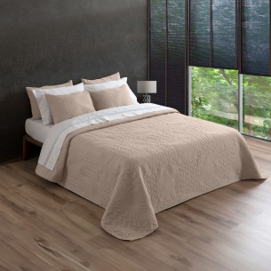 Colcha com Padrões em Cores Lisas com Almofadas