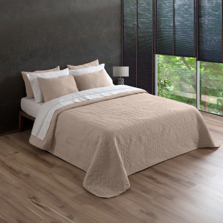 Colcha com Padrões em Cores Lisas com Almofadas