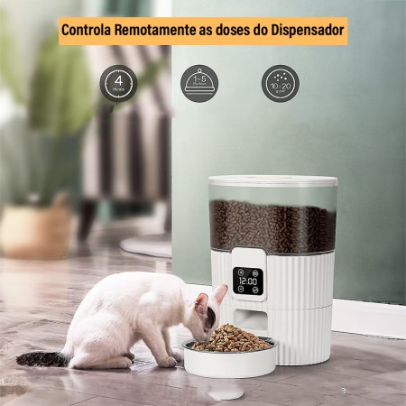 Dispensar Automático de Comida para Animais