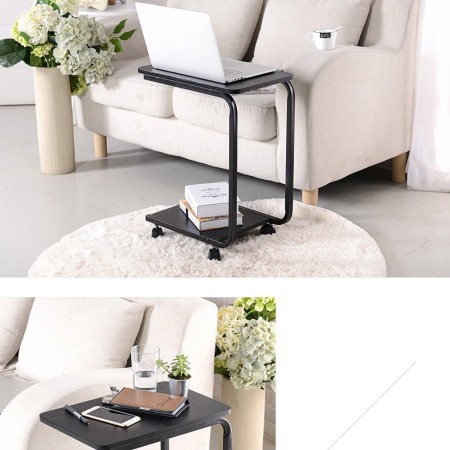 Mesa Portátil de Apoio com Rodas