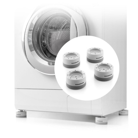 Conjunto de Pés Antivibração Empilháveis