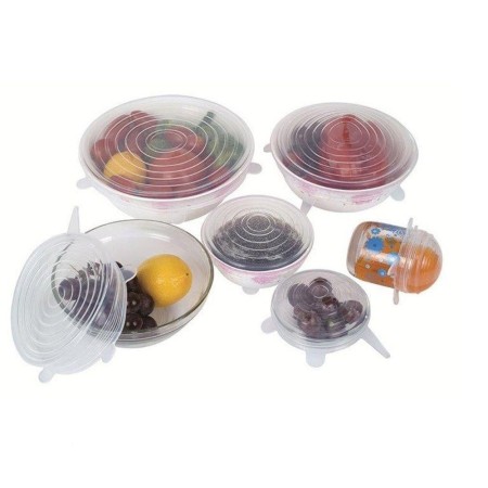 Tampas de Silicone Reutilizáveis