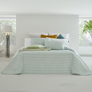 Colcha Caribean com Almofadas - Verde