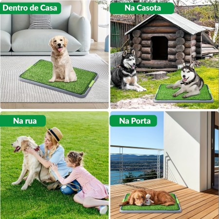 Tapete a imitar relva para Animais