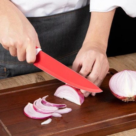 Conjunto de Facas Cerâmicas Coloridas