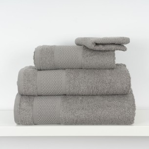 Toalhas de banho 450gr 100% Algodão - Cinza Claro