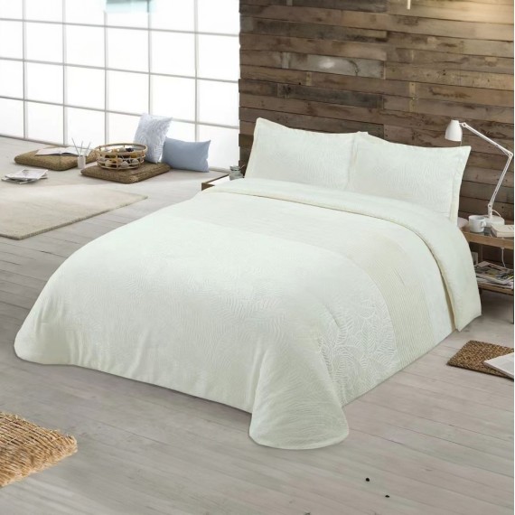 Edredão Microcoralina Jacquard com Sherpa Lagos
