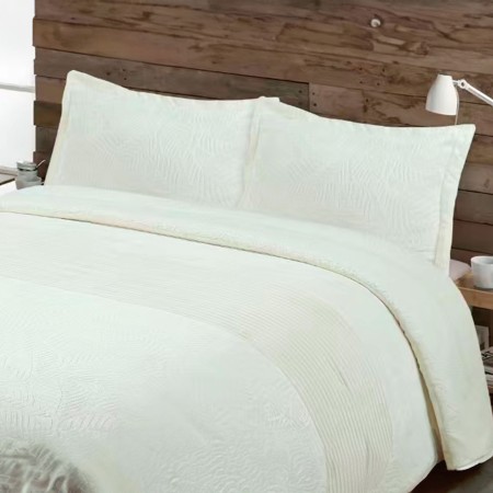 Edredão Microcoralina Jacquard com Sherpa Lagos