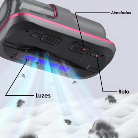 Aspirador de Ácaros UV Sem Fios