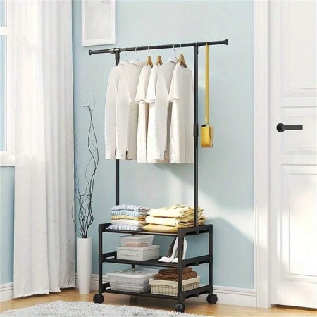 Cabide e Sapateira com Rodas