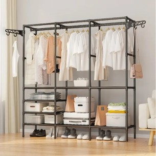 Roupeiro Modular com Estrutura Metálica