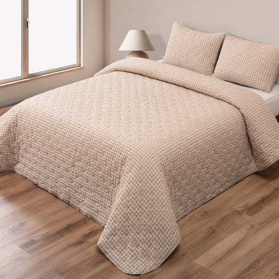 Colcha Acolchoada com 2 Almofadas – Sylvie