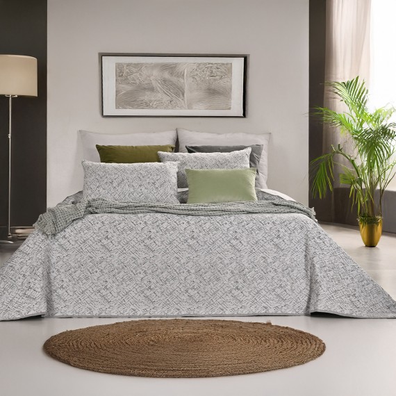 Colcha Jacquard Chenille com 2 Almofadas – Amélie