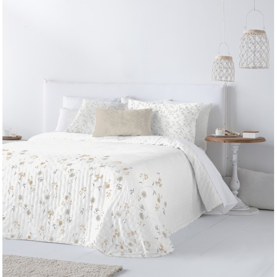 Colcha Estampada com 2 Fronhas – Abril