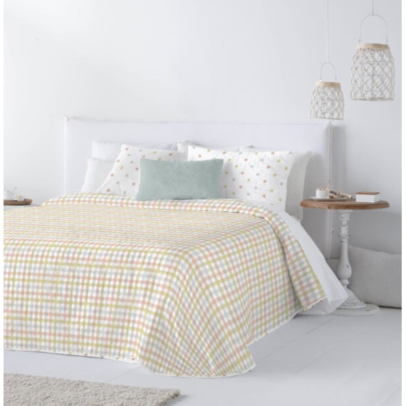 Colcha Estampada com 2 Fronhas – Kristin