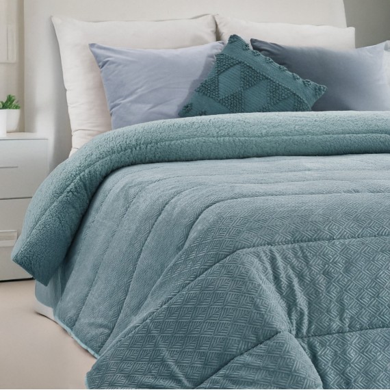 Edredon Fiorenza – Microcoralina Jacquard com...