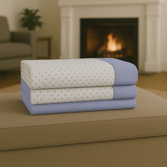 Jogo de Cama Coralina Topos