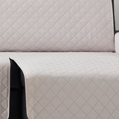 Capa de Sofá Chaise Longue Acolchoada (Cor Pastel)