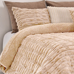 Edredon Premium "Rabbit Fur" e Sherpa