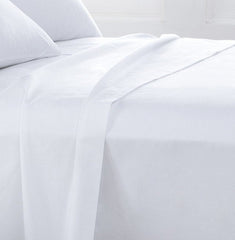 Jogo Lençóis de Cama Branco 100% Algodão