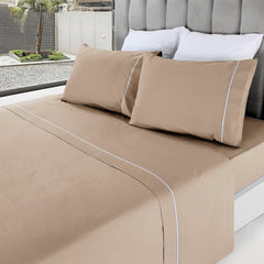 Conjunto de Lençóis com Aba Decorativa – Milano