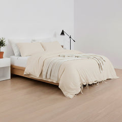 Capa de Edredão Soft Wash com Laços Decorativos