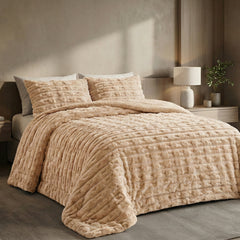 Edredon Premium "Rabbit Fur" e Sherpa