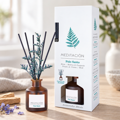 Difusor Mikado Palo Santo com Flor Decorativa
